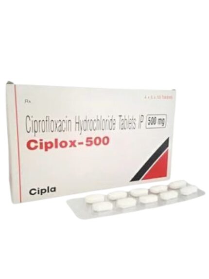 CIPLOX 500MG (PACK 10×1 TABLET)