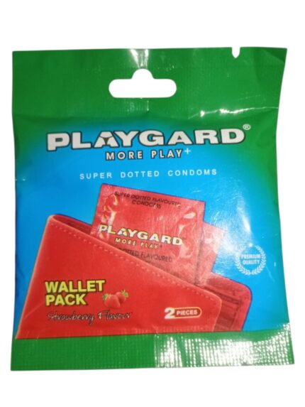 PLAYGARD WALLET PACK 2 PCS. Strawberry Flavour