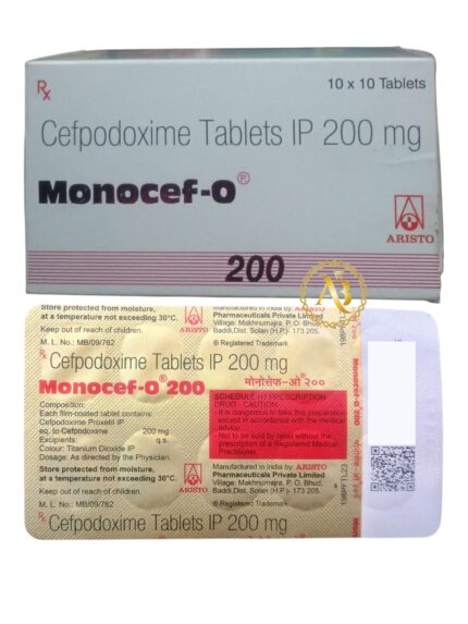 MONOCEF O 200MG (PACK 1×10 TABLETS)