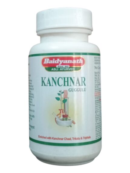 KANCHNAR GUGGULU 80 TABLETS कांचनार गुग्गुलु 80 गोलियां