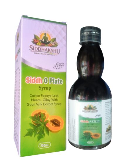 SIDDH O PLATE SYRUP 200ml (Sugar Free)